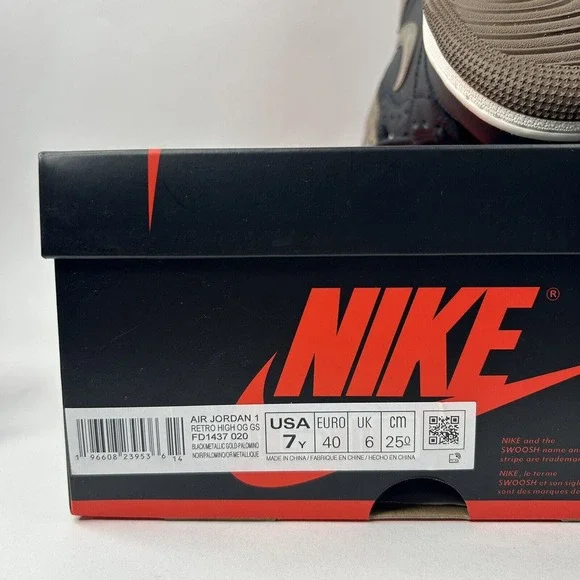 Nike Shoes Air Jordan 1 Retro OG High GS “Palomino" 2024 - Picture 8 of 8